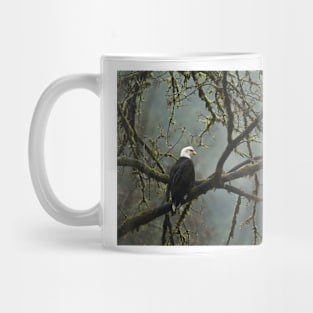 Eagle in the rainforest Mug